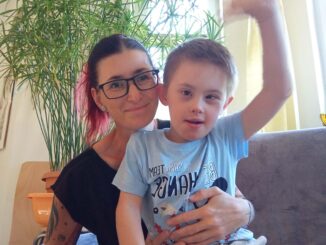 Petra Cimbalová a syn. Zdroj: Petra Cimbalová