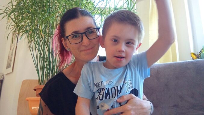 Petra Cimbalová a syn. Zdroj: Petra Cimbalová