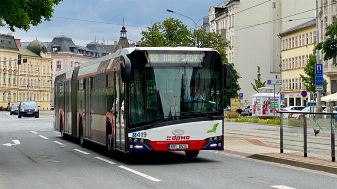 Autobus MHD v Olomouci