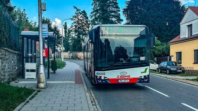 Autobus MHD v Olomouci