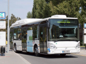 Autobus městské hromadné dopravy v Prostějově