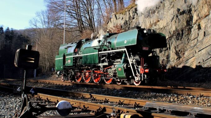 parní lokomotiva Rosnička